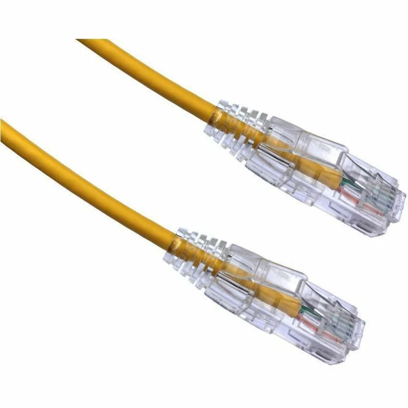 Câble de raccordement ultra-mince anti-accroc Axiom 6IN CAT6 BENDnFLEX 550 MHz (jaune) C6BFSB-Y6IN-AX