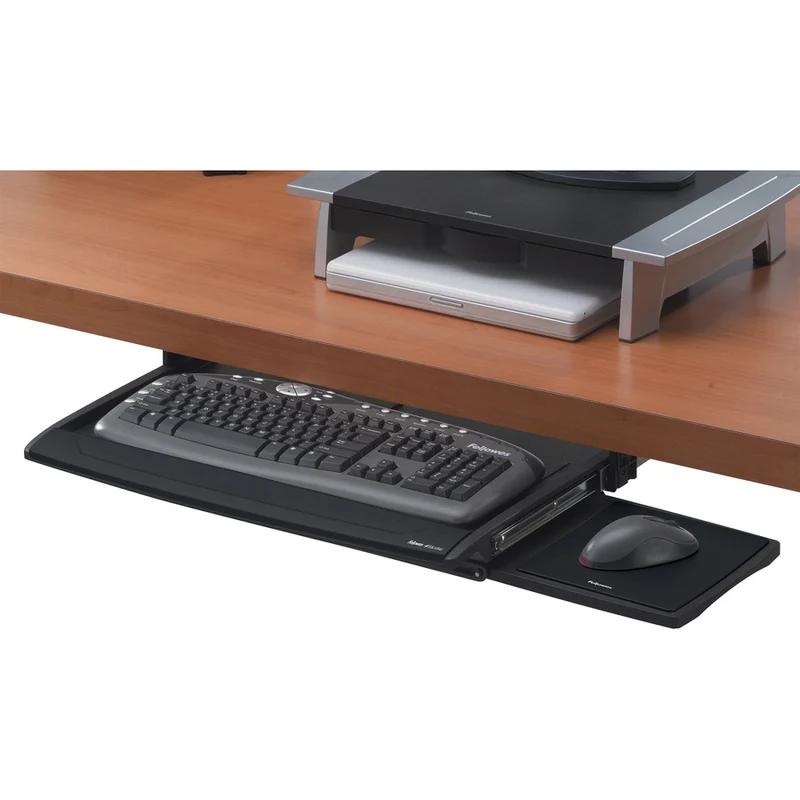 Tiroir à clavier Fellowes Deluxe avec repose-poignet Soft Touch 8031201