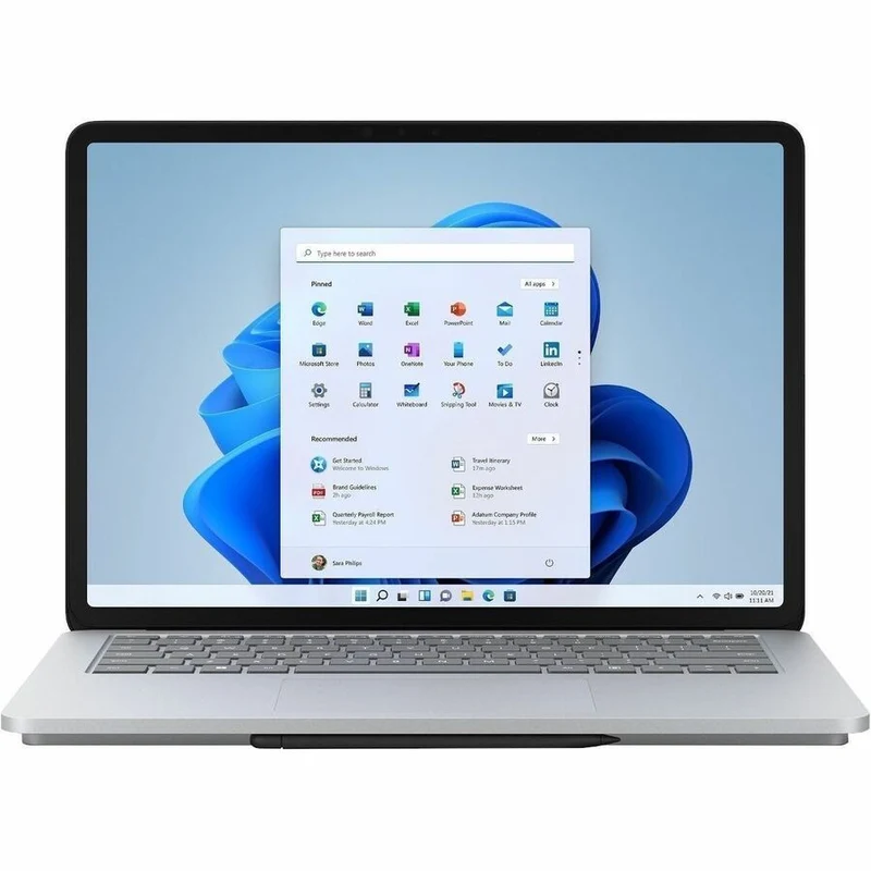 Microsoft Surface Laptop Studio 14.4" Écran tactile convertible (curseur flottant) Ordinateur portable 2 en 1 - Intel Core i7 - 32 Go - SSD 1 To - Platinum CIR-00002