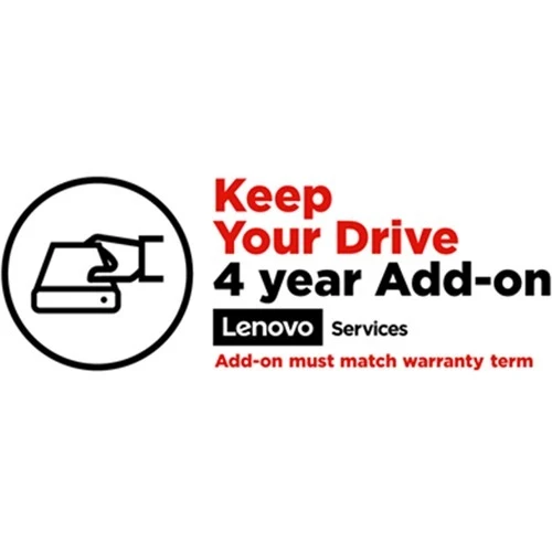 Lenovo Keep Your Drive (module complémentaire) - 4 ans - Service 5WS0L13023